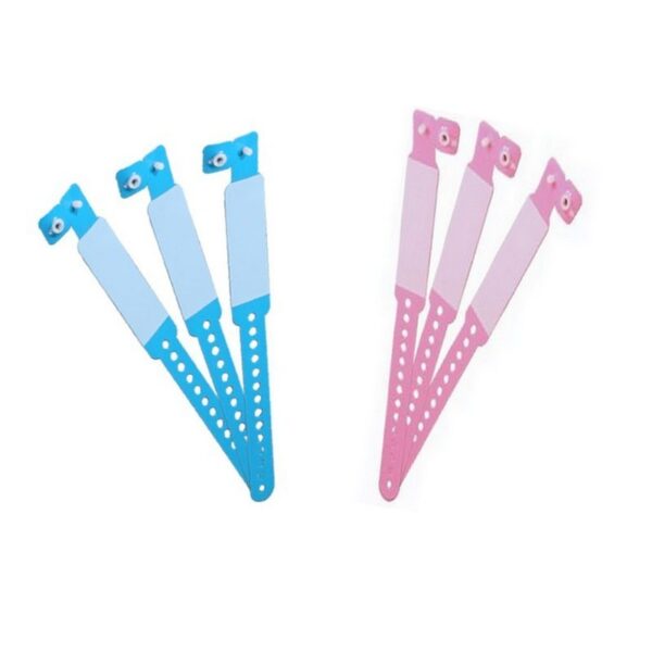 BRACELET IDENTIFICATION NNE BLEU ET ROSE