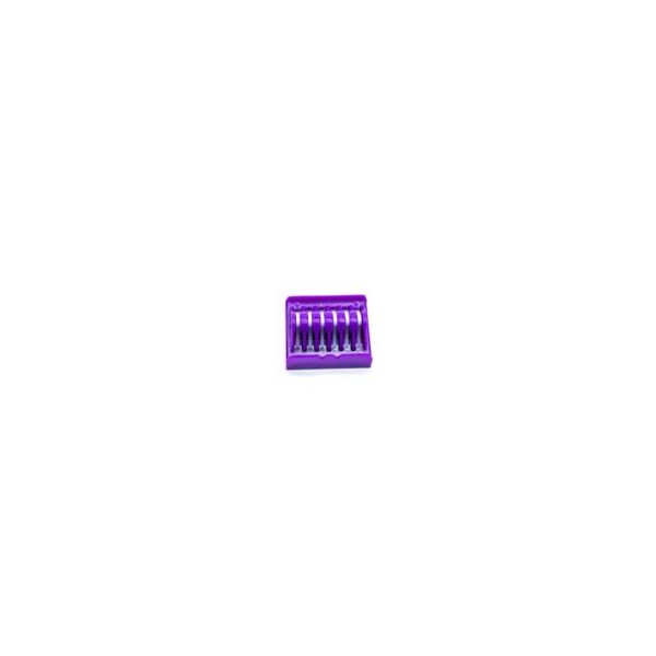 CLIP POLYMER MAUVE DMD