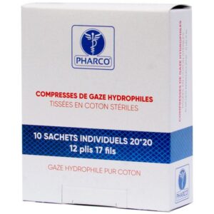 COMPRESSES STERILES 30x30cm Boite de 10